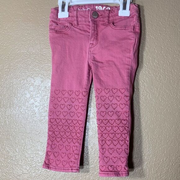 Gap toddler girl pink skinny jeans - Picture 1 of 10